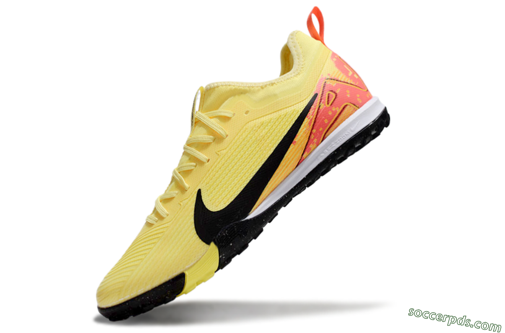 Nike Air Zoom Mercurial Vapor 16 Pro TF Low-Tops Football Shoes - Yellow/Black/Red 5