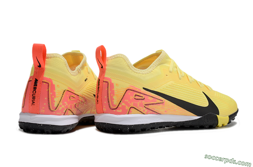 Nike Air Zoom Mercurial Vapor 16 Pro TF Low-Tops Football Shoes - Yellow/Black/Red 6