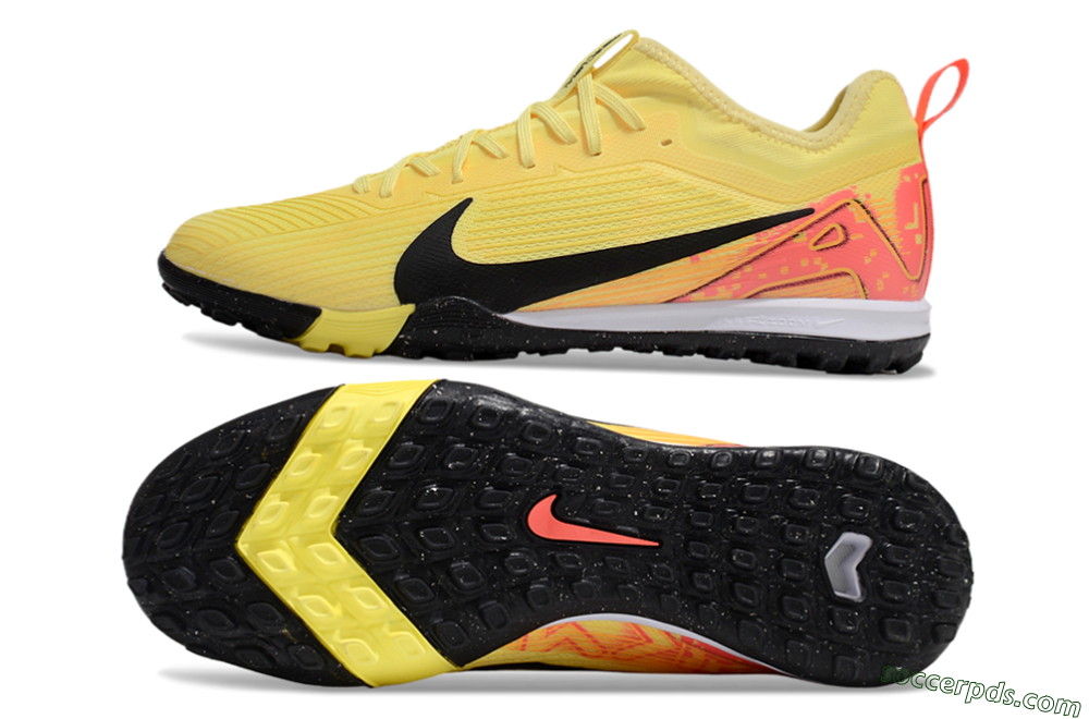 Nike Air Zoom Mercurial Vapor 16 Pro TF Low-Tops Football Shoes - Yellow/Black/Red 0
