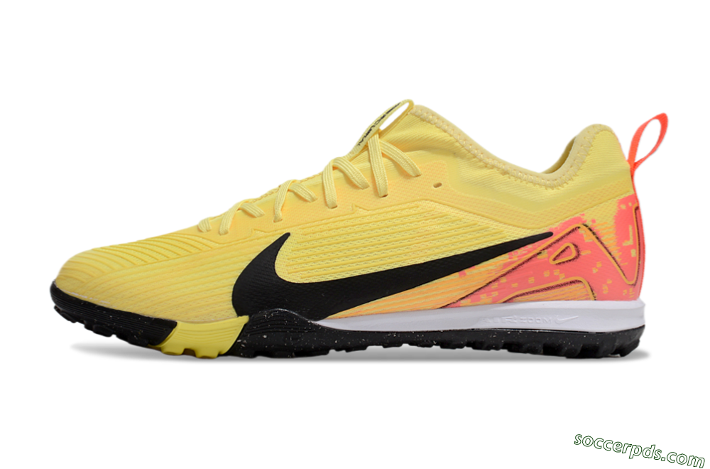 Nike Air Zoom Mercurial Vapor 16 Pro TF Low-Tops Football Shoes - Yellow/Black/Red 2
