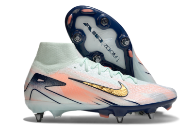 Nike Air Zoom Mercurial Superfly 10 Elite SG High-Tops Football Boots - Jade/Gold/Red
