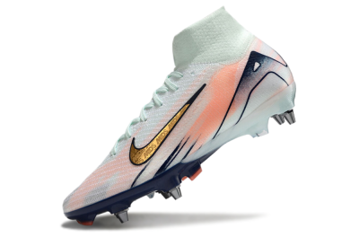 Nike Air Zoom Mercurial Superfly 10 Elite SG High-Tops Football Boots - Jade/Gold/Red