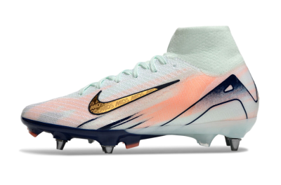 Nike Air Zoom Mercurial Superfly 10 Elite SG High-Tops Football Boots - Jade/Gold/Red