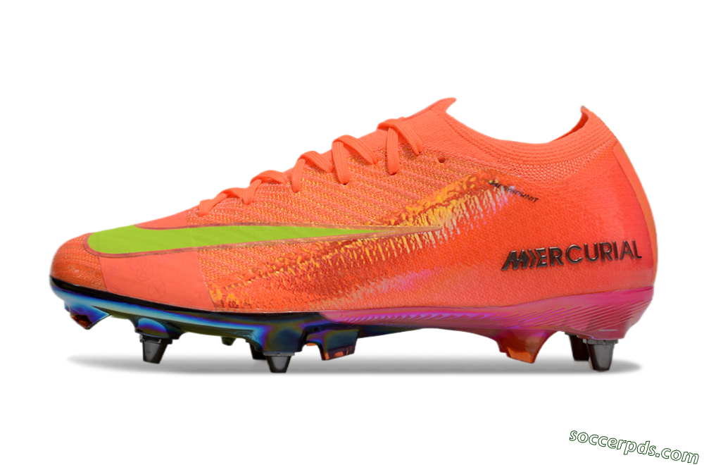 Nike Air Zoom Mercurial Vapor 16 Elite SG Low-Tops Football Boots - Red/Yellow/Gold 2