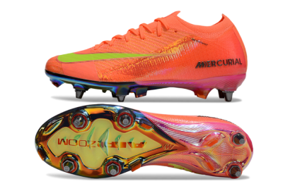 Nike Air Zoom Mercurial Vapor 16 Elite SG Low-Tops Football Boots - Red/Yellow/Gold
