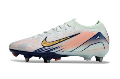 Nike Air Zoom Mercurial Vapor 16 Elite SG Low-Tops Football Boots - Jade/Gold/Blue