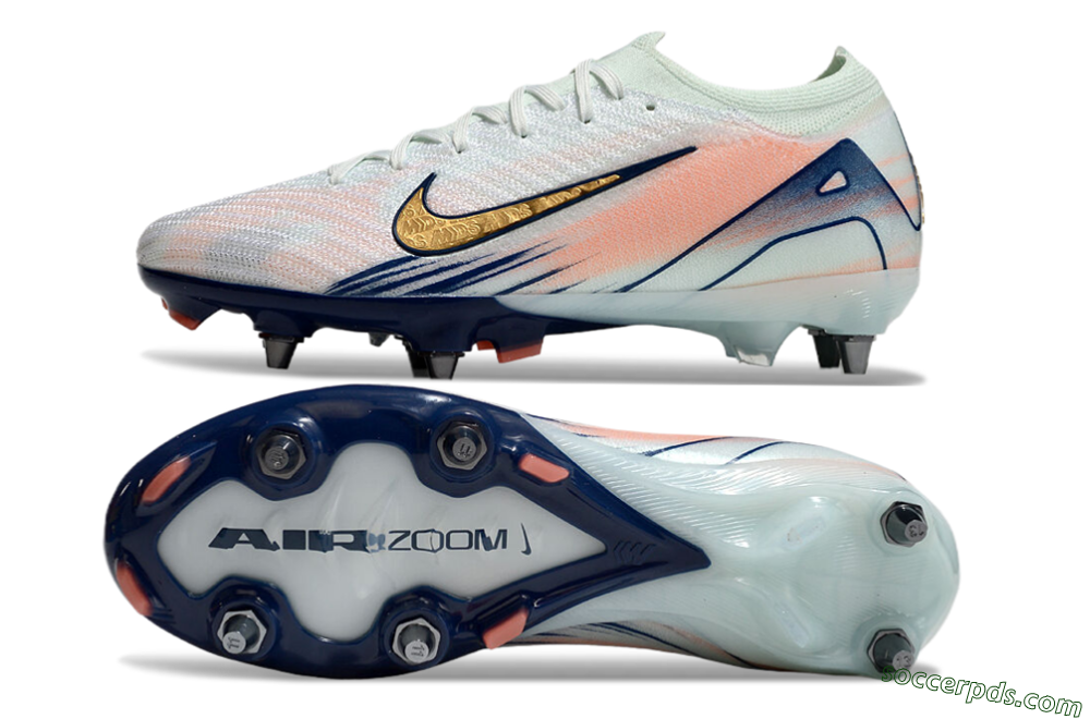 Nike Air Zoom Mercurial Vapor 16 Elite SG Low-Tops Football Boots - Jade/Gold/Blue 0