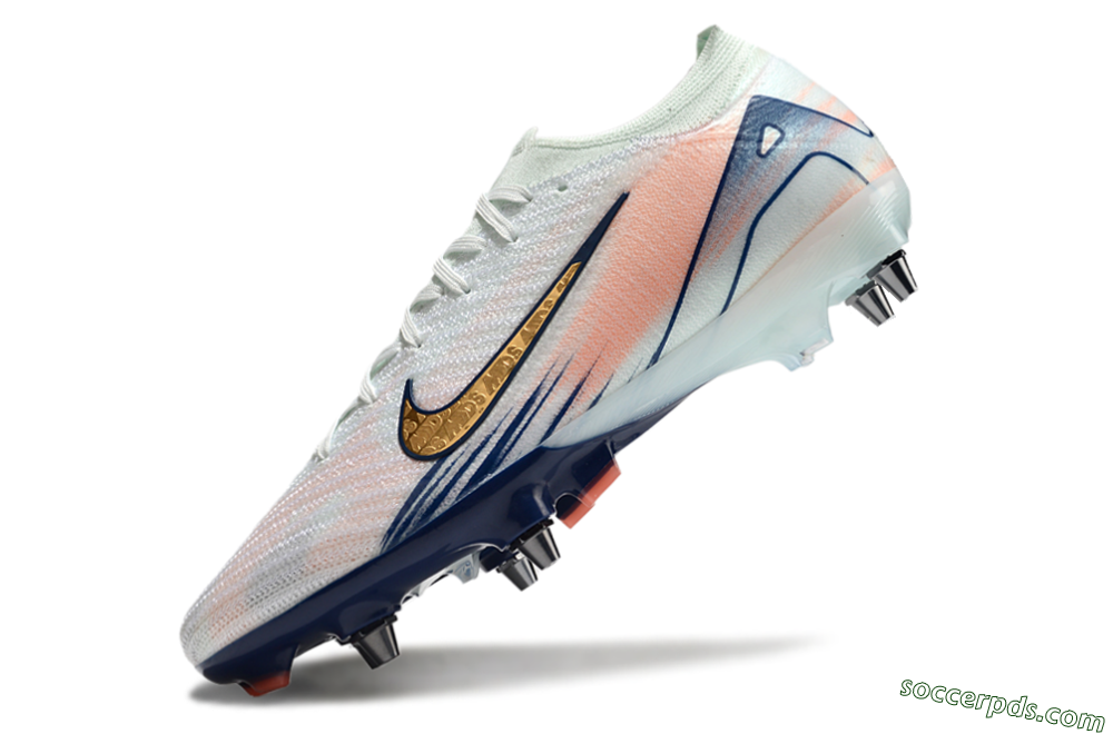 Nike Air Zoom Mercurial Vapor 16 Elite SG Low-Tops Football Boots - Jade/Gold/Blue 5
