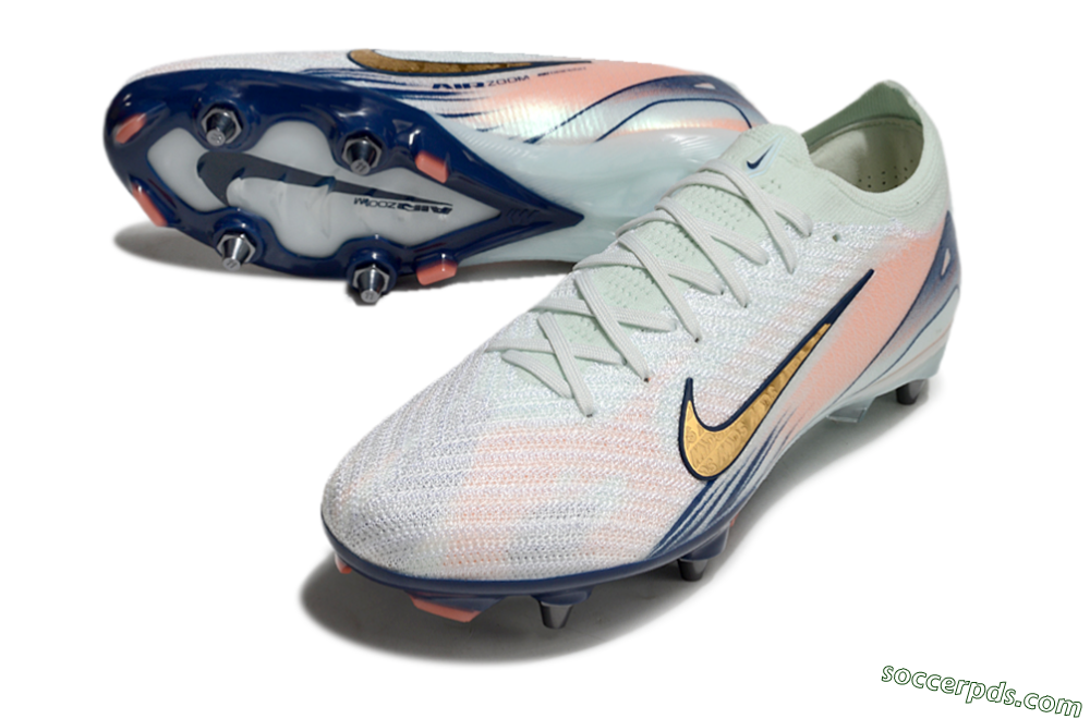 Nike Air Zoom Mercurial Vapor 16 Elite SG Low-Tops Football Boots - Jade/Gold/Blue 3
