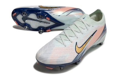 Nike Air Zoom Mercurial Vapor 16 Elite SG Low-Tops Football Boots - Jade/Gold/Blue