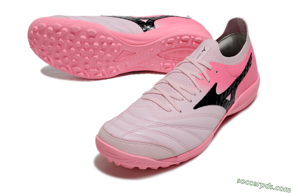 Mizuno Morelia Neo Sala M8 TF Low-Tops Football Shoes - Pink/Black 3