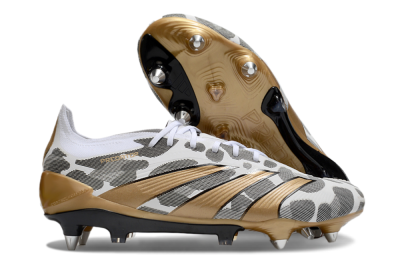 Adidas Predator Elite 25 SG Low-Tops Football Boots - White/Black/Gold