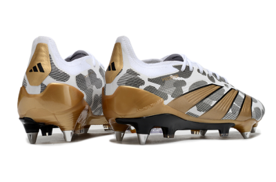 Adidas Predator Elite 25 SG Low-Tops Football Boots - White/Black/Gold
