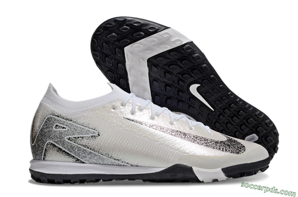Nike Air Zoom Mercurial Vapor 16 Elite TF Low-Tops Football Shoes - Beige/Black/White 1