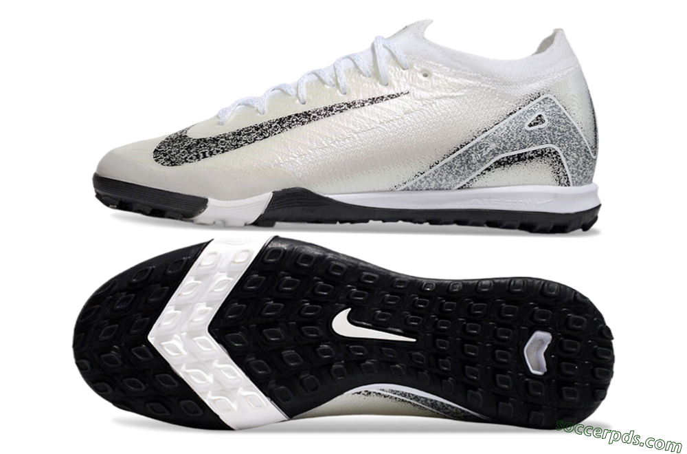 Nike Air Zoom Mercurial Vapor 16 Elite TF Low-Tops Football Shoes - Beige/Black/White 0