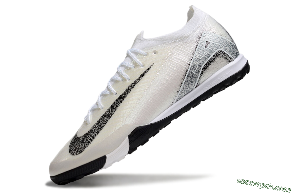 Nike Air Zoom Mercurial Vapor 16 Elite TF Low-Tops Football Shoes - Beige/Black/White 5