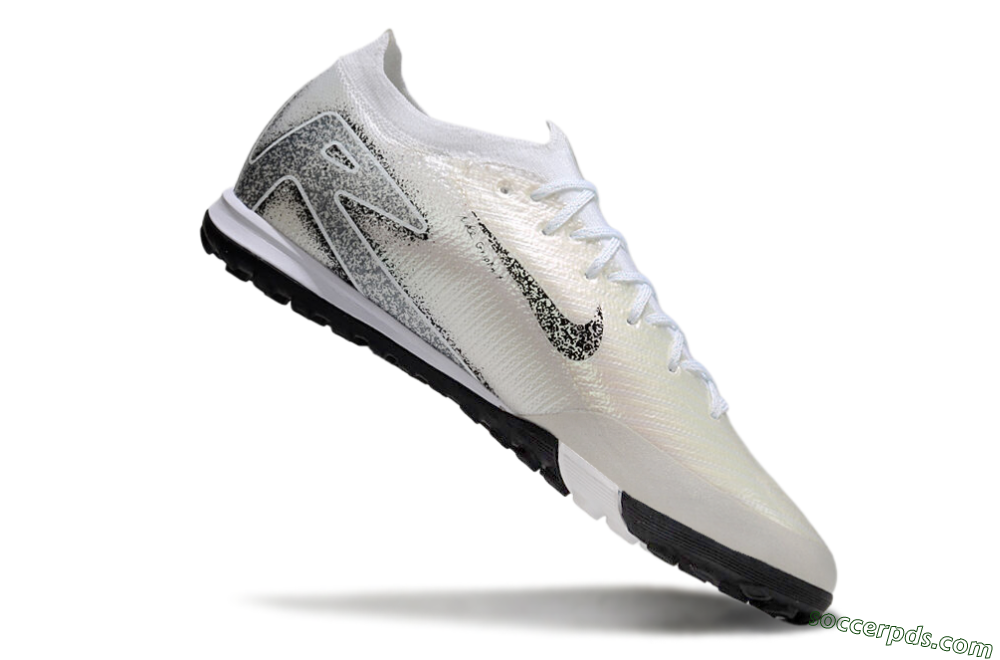 Nike Air Zoom Mercurial Vapor 16 Elite TF Low-Tops Football Shoes - Beige/Black/White 4