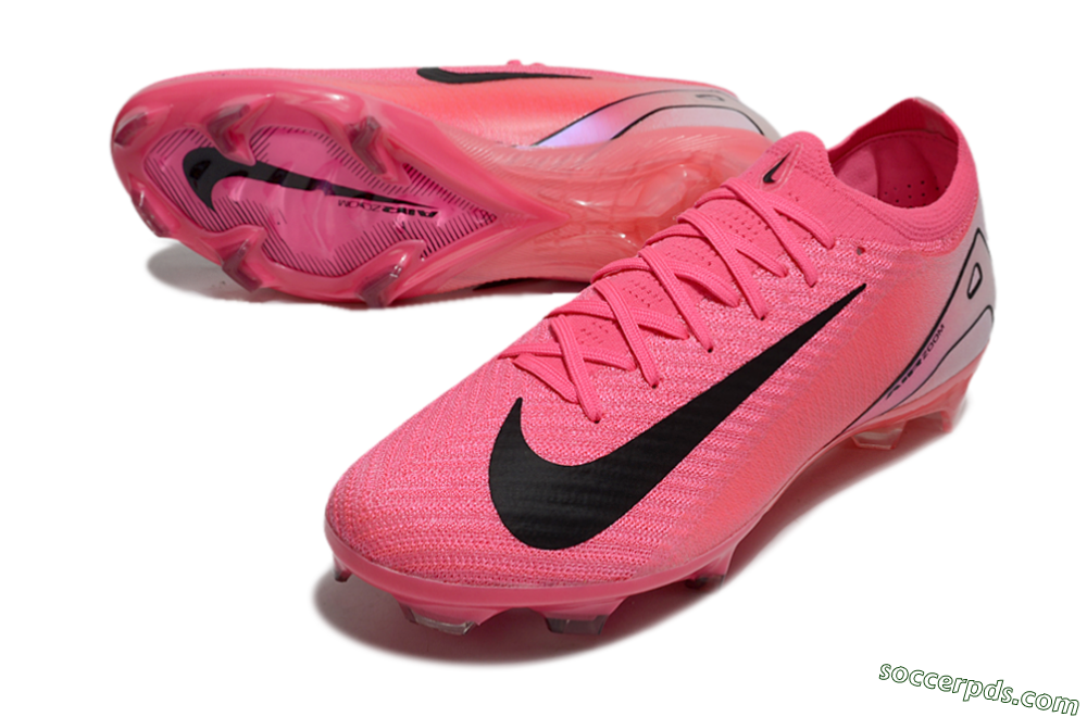 Nike Air Zoom Mercurial Vapor 16 Elite FG Low-Tops Football Boots - Red/Black/Pink 3