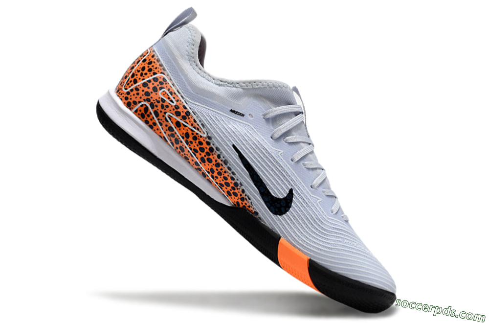 Nike Air Zoom Mercurial Vapor 16 Pro IC Low-Tops Football Shoes - Grey/Black/Leopard 4