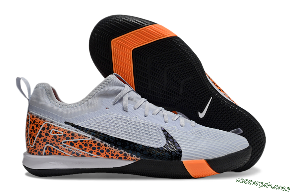 Nike Air Zoom Mercurial Vapor 16 Pro IC Low-Tops Football Shoes - Grey/Black/Leopard 1