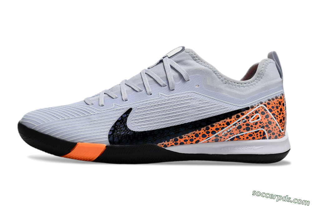 Nike Air Zoom Mercurial Vapor 16 Pro IC Low-Tops Football Shoes - Grey/Black/Leopard 2