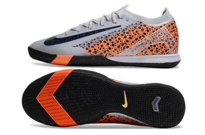 Nike Air Zoom Mercurial Vapor 16 Elite IC Low-Tops Football Shoes - Grey/Black/Leopard