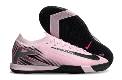 Nike Air Zoom Mercurial Vapor 16 Elite IC Low-Tops Football Shoes - Pink/Black/Silver