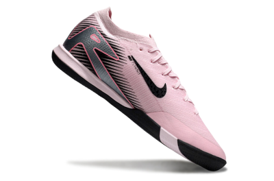 Nike Air Zoom Mercurial Vapor 16 Elite IC Low-Tops Football Shoes - Pink/Black/Silver