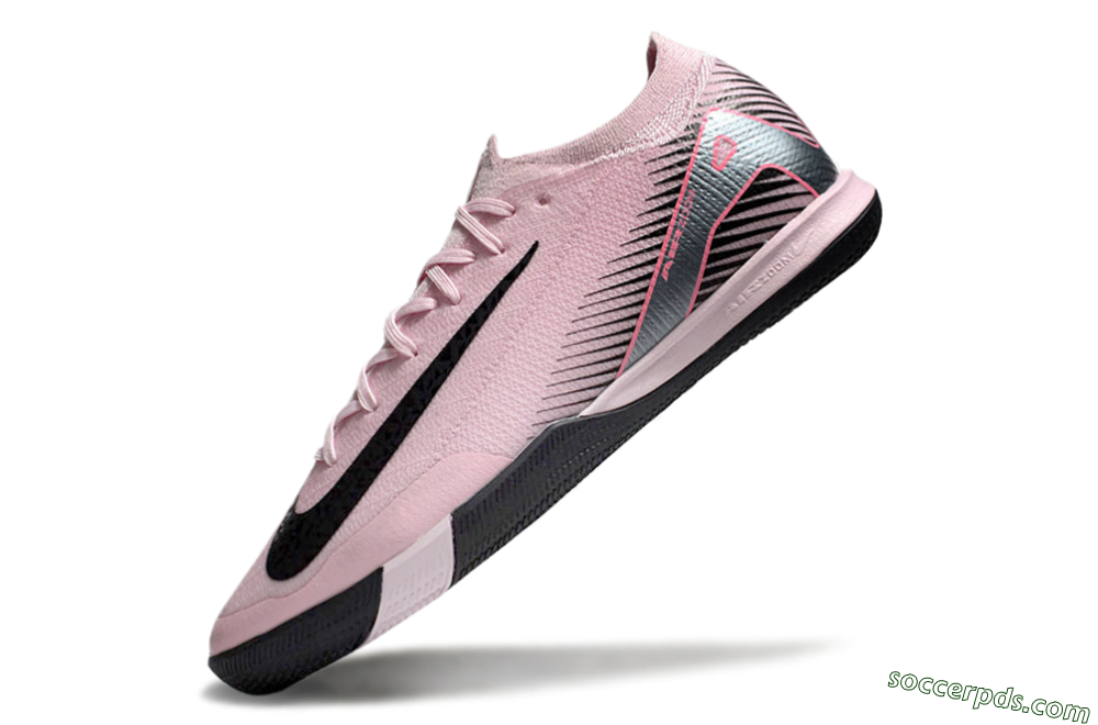 Nike Air Zoom Mercurial Vapor 16 Elite IC Low-Tops Football Shoes - Pink/Black/Silver 5