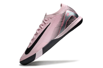 Nike Air Zoom Mercurial Vapor 16 Elite IC Low-Tops Football Shoes - Pink/Black/Silver