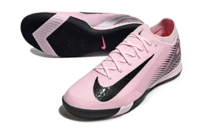 Nike Air Zoom Mercurial Vapor 16 Elite IC Low-Tops Football Shoes - Pink/Black/Silver