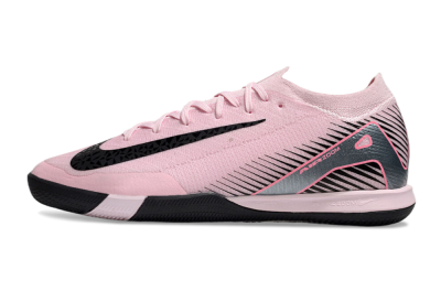 Nike Air Zoom Mercurial Vapor 16 Elite IC Low-Tops Football Shoes - Pink/Black/Silver