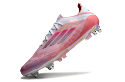 Adidas F50 304 Elite SG Low-Tops Football Boots - Pink/White/Gold