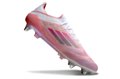 Adidas F50 304 Elite SG Low-Tops Football Boots - Pink/White/Gold