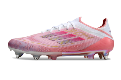 Adidas F50 304 Elite SG Low-Tops Football Boots - Pink/White/Gold