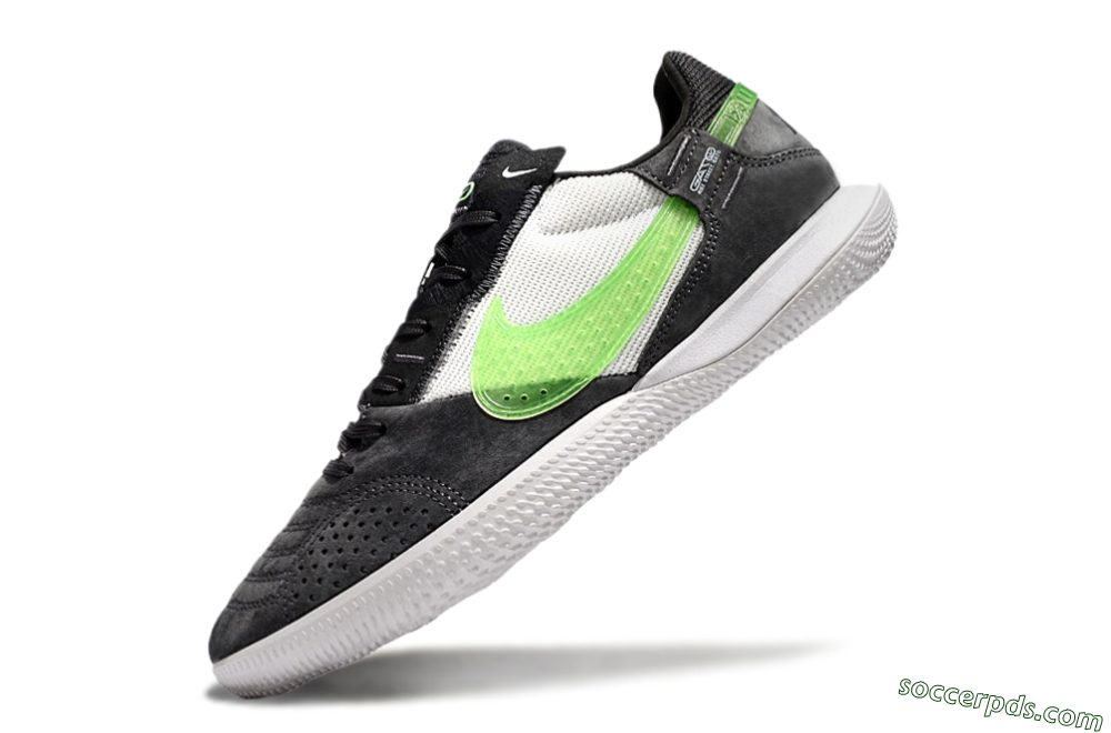 Nike Street Gato IC Low-Tops Football Shoes - Grey/Yellow/White 5