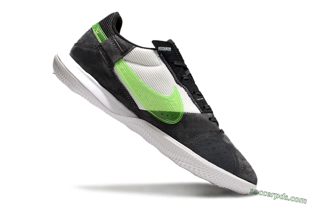 Nike Street Gato IC Low-Tops Football Shoes - Grey/Yellow/White 4