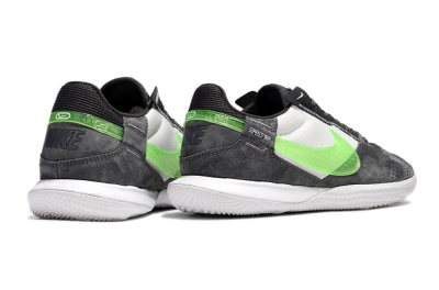Nike Street Gato IC Low-Tops Football Shoes - Grey/Yellow/White