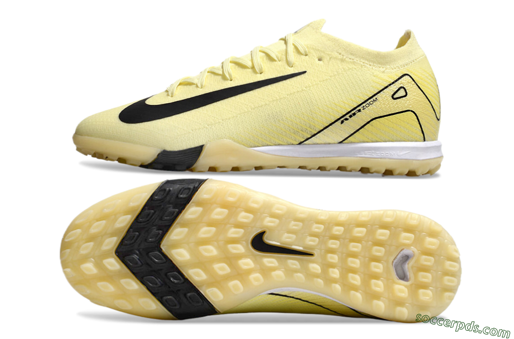 Nike Air Zoom Mercurial Vapor 16 Elite TF Low-Tops Football Shoes - Yellow/Black/White 0