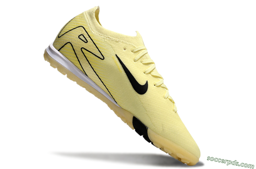 Nike Air Zoom Mercurial Vapor 16 Elite TF Low-Tops Football Shoes - Yellow/Black/White 4