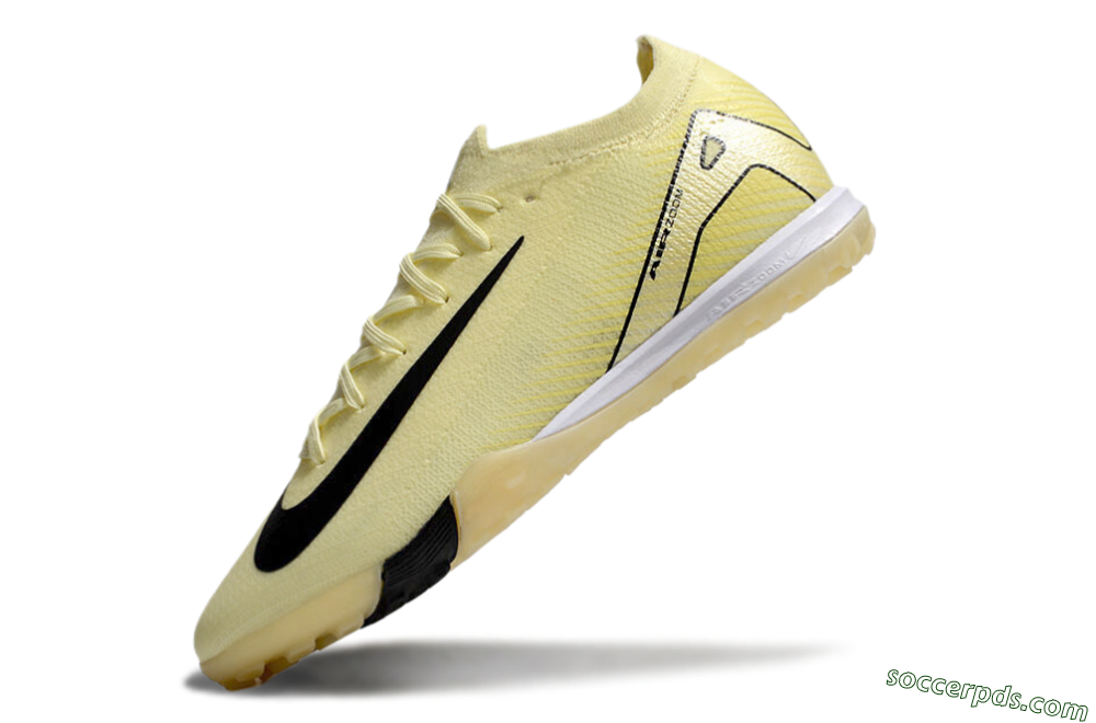 Nike Air Zoom Mercurial Vapor 16 Elite TF Low-Tops Football Shoes - Yellow/Black/White 5