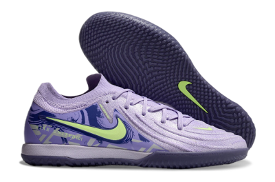 Nike Phantom GX 2 Elite IC Low-Tops Football Shoes - Purple/Yellow/White