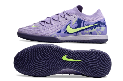 Nike Phantom GX 2 Elite IC Low-Tops Football Shoes - Purple/Yellow/White