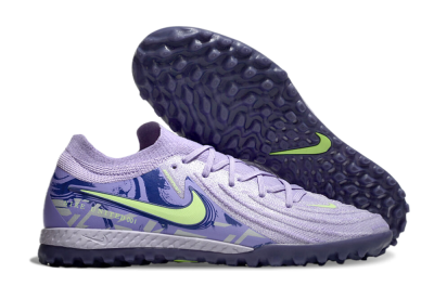 Nike Phantom GX 2 Elite TF Low-Tops Football Shoes - Purple/Yellow/White