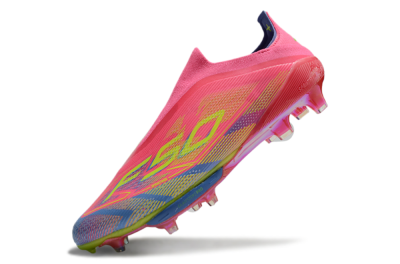 didas F50+ Elite Lightstrike Pro Laceless FG Low-Tops Football Boots - Red/Yellow/Blue