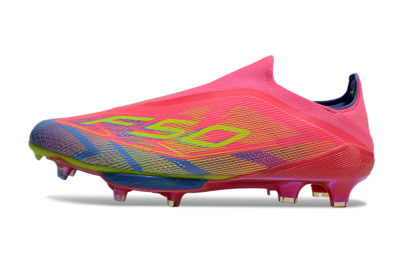 didas F50+ Elite Lightstrike Pro Laceless FG Low-Tops Football Boots - Red/Yellow/Blue