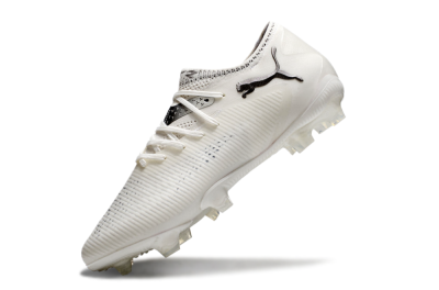 Puma Future 8 Ultimate FG Low-Tops Football Boots - White/Silver/Black