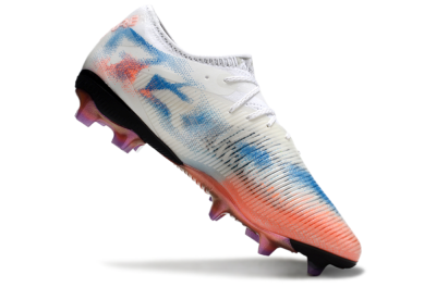 Puma Future 8 Ultimate FG Low-Tops Football Boots - White/Pink/Blue
