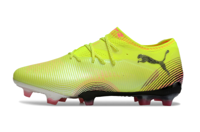Puma Future 8 Ultimate FG Low-Tops Football Boots - Yellow/Black/Pink