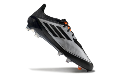 Adidas F50 Elite Messi FG Low-Tops Football Boots - Silver/Black/Orange